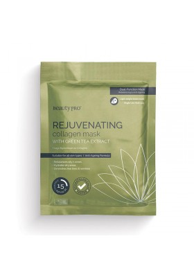BEAUTY PRO REJUVENATING COLLAGEN SHEET MASK WITH GREEN TEA EXTRACT 23G