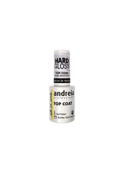ALL IN ONE HARD GLOSS TOP COAT - EXTRA RESISTANT - VEGAN 10,5ML