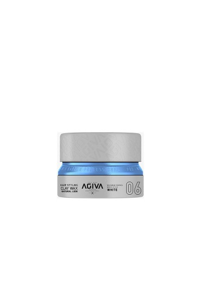 AGIVA HAIR STYLING CLAY WAX NATURAL LOOK WHITE 06 155ML NUEVO FORMATO