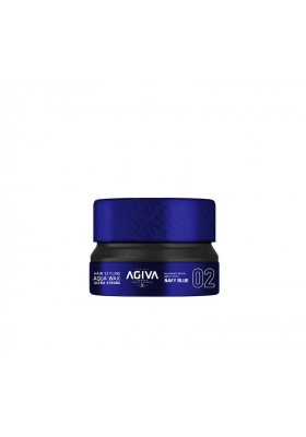 AGIVA HAIR STYLING AQUA WAX ULTRA STRONG NAVY BLUE 02 155ML NUEVO FORMATO