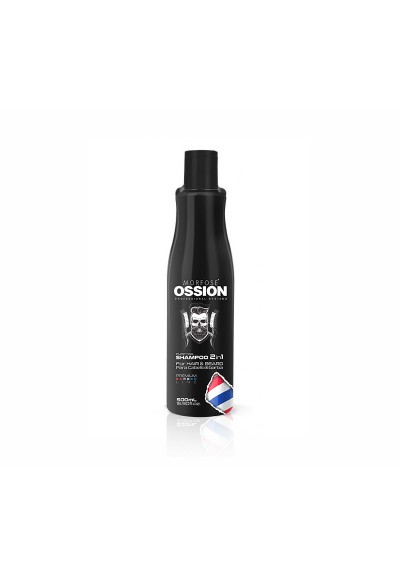 OSSION SHAMPOO 2IN1 FOR HAIR AND BEARD 500ML