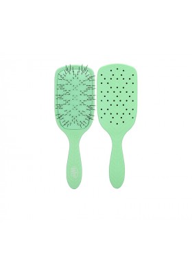 GO GREEN THICK HAIR PADDLE - GREEN