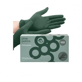 FRAMAR PINE PALMS NITRILE GLOVES MEDIUM 100U