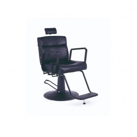 SILLON DE ESTÉTICA AZABACHE NEGRO NG3 CON BASE Y BOMBA NEGRA