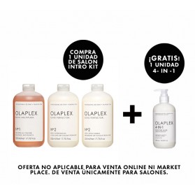 KIT OLAPLEX( SALON INTRO 525ML+4 IN 1 MOISTURE MASK 370ML)