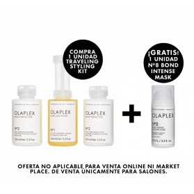 KIT OLAPLEX(1 OLAPLEX TRAVELING 100ML+OLAPLEX Nº8 BOND INTENSE MASK100ML