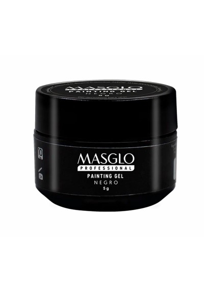 MASGLO GEL POLISH PAINTING NEGRO 5GR